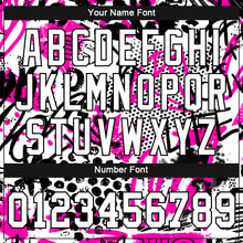 Загрузить изображение в средство просмотра галереи, Custom Graffiti Pattern White-Black 3D Authentic Baseball Jersey