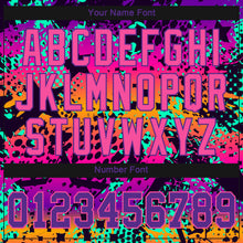 Charger l'image dans la galerie, Custom Graffiti Pattern Purple-Pink 3D Authentic Baseball Jersey