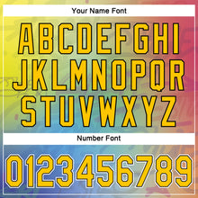 Charger l'image dans la galerie, Custom Graffiti Pattern Gold-Black 3D Authentic Baseball Jersey