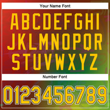 Charger l'image dans la galerie, Custom Graffiti Pattern Gold-Black 3D Authentic Baseball Jersey