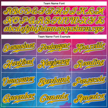 Charger l'image dans la galerie, Custom Graffiti Pattern Gold-Black 3D Authentic Baseball Jersey