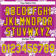 Charger l'image dans la galerie, Custom Graffiti Pattern Gold-Black 3D Authentic Baseball Jersey