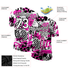 Charger l'image dans la galerie, Custom Graffiti Pattern White-Black 3D Performance T-Shirt