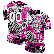 Charger l'image dans la galerie, Custom Graffiti Pattern White-Black 3D Performance T-Shirt