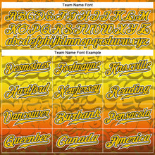 Charger l'image dans la galerie, Custom Graffiti Pattern Gold-Black 3D Authentic Baseball Jersey