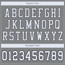 Загрузить изображение в средство просмотра галереи, Custom Gray White-Black Mesh Authentic Football Jersey