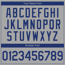 Загрузить изображение в средство просмотра галереи, Custom Gray Royal-Red Authentic Baseball Jersey