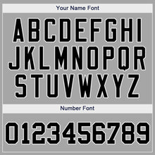 Загрузить изображение в средство просмотра галереи, Custom Gray Black-White Authentic Baseball Jersey