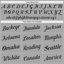 Загрузить изображение в средство просмотра галереи, Custom Gray Black-White Authentic Baseball Jersey