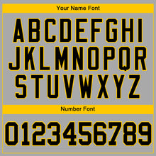 Загрузить изображение в средство просмотра галереи, Custom Gray Black-Gold Authentic Baseball Jersey