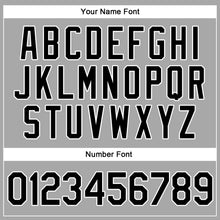 Загрузить изображение в средство просмотра галереи, Custom Gray Black-White Authentic Throwback Rib-Knit Baseball Jersey Shirt