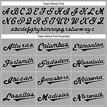 Загрузить изображение в средство просмотра галереи, Custom Gray Black-White Authentic Throwback Rib-Knit Baseball Jersey Shirt