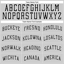 Загрузить изображение в средство просмотра галереи, Custom Gray Black-White Authentic Baseball Jersey