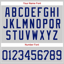 Загрузить изображение в средство просмотра галереи, Custom Gray Royal-Red Authentic Baseball Jersey