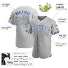 Загрузить изображение в средство просмотра галереи, Custom Gray Gray Royal Authentic Baseball Jersey