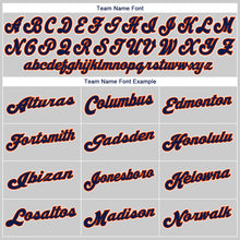 Загрузить изображение в средство просмотра галереи, Custom Gray Navy-Orange Authentic Baseball Jersey