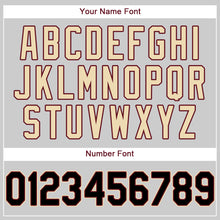 Загрузить изображение в средство просмотра галереи, Custom Gray Black-City Cream Authentic Baseball Jersey