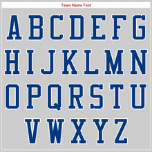 Загрузить изображение в средство просмотра галереи, Custom Gray Red-Royal Authentic Baseball Jersey