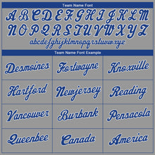 Загрузить изображение в средство просмотра галереи, Custom Gray Royal-White Performance T-Shirt