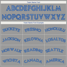 Загрузить изображение в средство просмотра галереи, Custom Gray White-Royal Performance T-Shirt