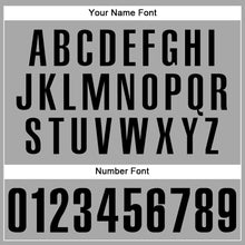 Загрузить изображение в средство просмотра галереи, Custom Gray Black Authentic Baseball Jersey