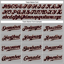 Загрузить изображение в средство просмотра галереи, Custom Gray Black Pinstripe Black-Crimson Authentic Baseball Jersey