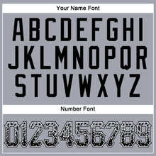 Загрузить изображение в средство просмотра галереи, Custom Gray Black-White Authentic Drift Fashion Baseball Jersey