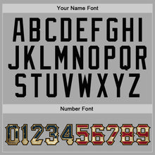 Load image into Gallery viewer, Custom Stitched Gray Vintage USA Flag-Old Gold Sports Pullover Sweatshirt Hoodie