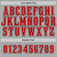 Load image into Gallery viewer, Custom Stitched Gray Orange-Black Sports Pullover Sweatshirt Hoodie