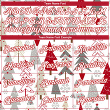 Charger l'image dans la galerie, Custom Gray White-Red Christmas 3D Performance T-Shirt