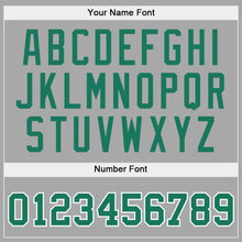 Charger l'image dans la galerie, Custom Stitched Gray Kelly Green-White Sports Pullover Sweatshirt Hoodie