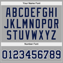 Charger l'image dans la galerie, Custom Stitched Gray Navy-White Sports Pullover Sweatshirt Hoodie