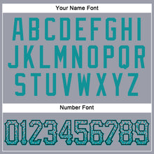 Загрузить изображение в средство просмотра галереи, Custom Gray Teal-Black Authentic Drift Fashion Baseball Jersey