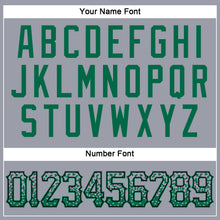 Загрузить изображение в средство просмотра галереи, Custom Gray Kelly Green-Black Authentic Drift Fashion Baseball Jersey