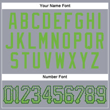 Загрузить изображение в средство просмотра галереи, Custom Gray Neon Green-Navy Authentic Drift Fashion Baseball Jersey