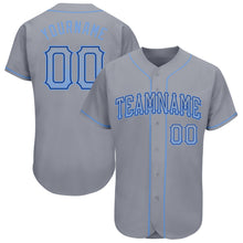 Загрузить изображение в средство просмотра галереи, Custom Gray Light Blue-Royal Authentic Drift Fashion Baseball Jersey