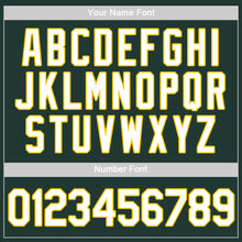 Load image into Gallery viewer, Custom Green White-Gold Authentic Baseball Jersey