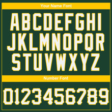 Laden Sie das Bild in den Galerie-Viewer, Custom Green White-Gold Authentic Baseball Jersey
