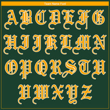 Laden Sie das Bild in den Galerie-Viewer, Custom Green Gold-White Authentic Baseball Jersey