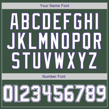 Laden Sie das Bild in den Galerie-Viewer, Custom Stitched Green White-Purple Sports Pullover Sweatshirt Hoodie