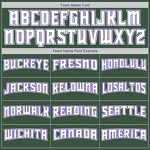 Laden Sie das Bild in den Galerie-Viewer, Custom Stitched Green White-Purple Sports Pullover Sweatshirt Hoodie