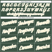 Charger l'image dans la galerie, Custom Stitched Green White-Cream Sports Pullover Sweatshirt Hoodie