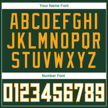 Загрузить изображение в средство просмотра галереи, Custom Green White-Gold Authentic Throwback Rib-Knit Baseball Jersey Shirt