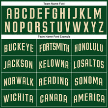 Загрузить изображение в средство просмотра галереи, Custom Green Cream Authentic Baseball Jersey