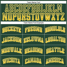 Загрузить изображение в средство просмотра галереи, Custom Green Gold-White Authentic Drift Fashion Baseball Jersey