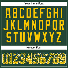 Загрузить изображение в средство просмотра галереи, Custom Green Gold-White Authentic Drift Fashion Baseball Jersey