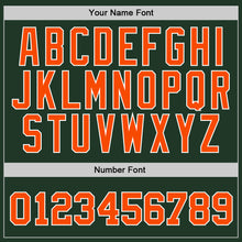 Загрузить изображение в средство просмотра галереи, Custom Stitched Green Orange-White Sports Pullover Sweatshirt Hoodie