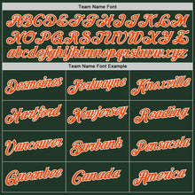 Загрузить изображение в средство просмотра галереи, Custom Stitched Green Orange-White Sports Pullover Sweatshirt Hoodie
