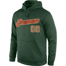Загрузить изображение в средство просмотра галереи, Custom Stitched Green Camo-Red Sports Pullover Sweatshirt Hoodie