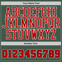 Загрузить изображение в средство просмотра галереи, Custom Stitched Green Red-Black Sports Pullover Sweatshirt Hoodie